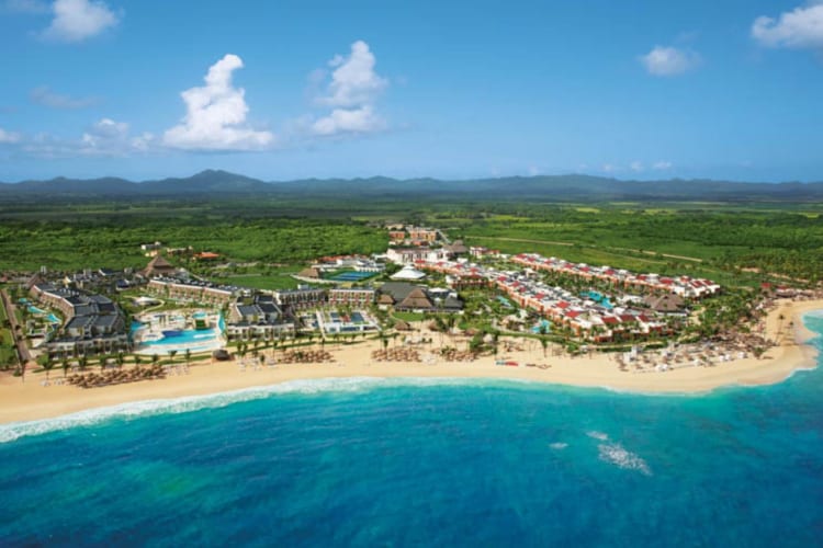 Aerial view of Now Onyx Punta Cana